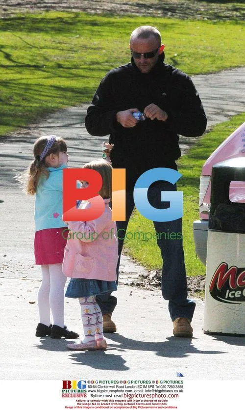 Kerry Katona and Family at Local Park