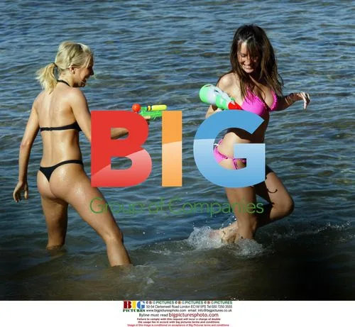 Models Kayleigh Pearson and Natasha Mealey Enjoy Beach Holiday