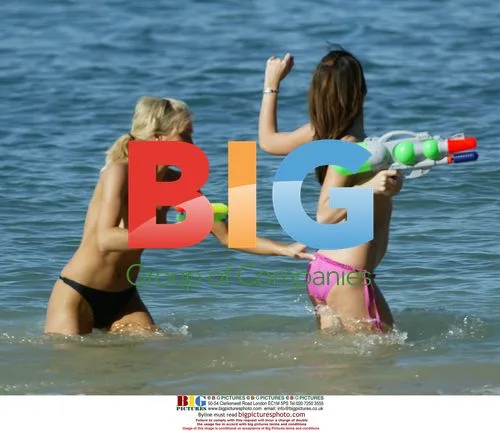 Models Kayleigh Pearson and Natasha Mealey on holiday in France