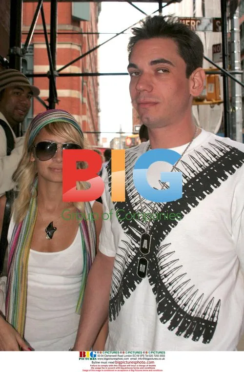 Nicole Richie and DJ AM in Soho