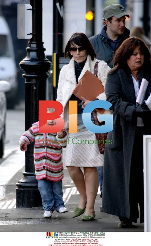 Fay Ripley out with family