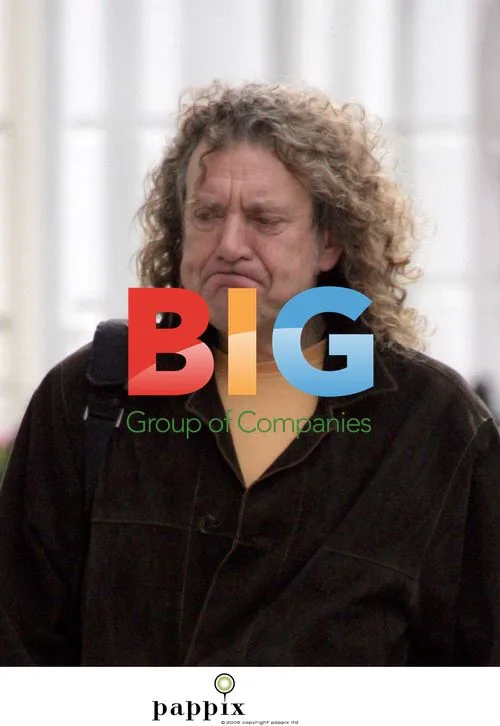 Robert Plant Looks Serious in London