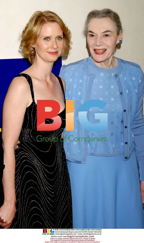 Cynthia Nixon and Marian Seldes at awards luncheon