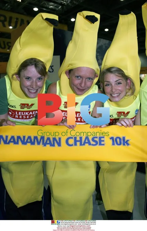 Celebrities at London Marathon for Leukaemia Research