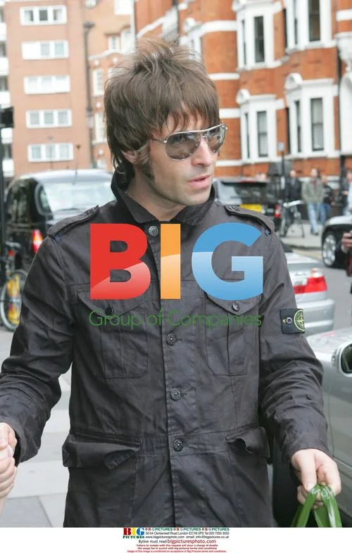 Liam Gallagher and Son Lennon at Harrods