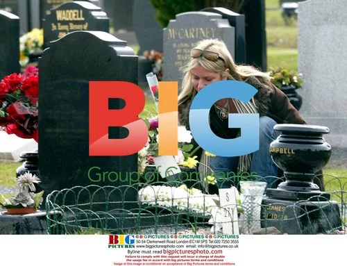Alex Best Visits George Best's Grave