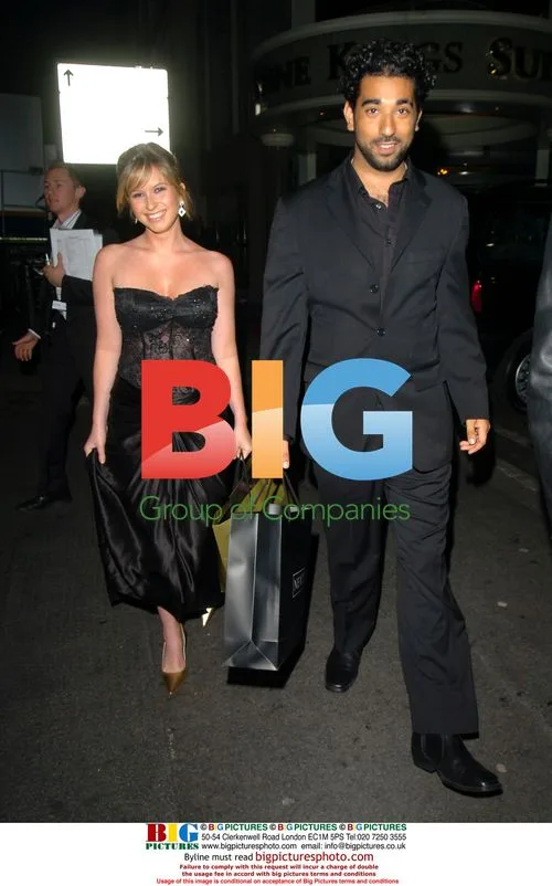 Ray Panthaki and Brooke Kinsella at Cystic Fibrosis Trust Event