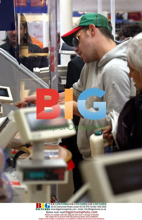 Will Young gets groceries in London