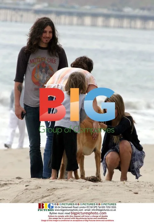 Mischa Barton at the Beach with Boyfriend