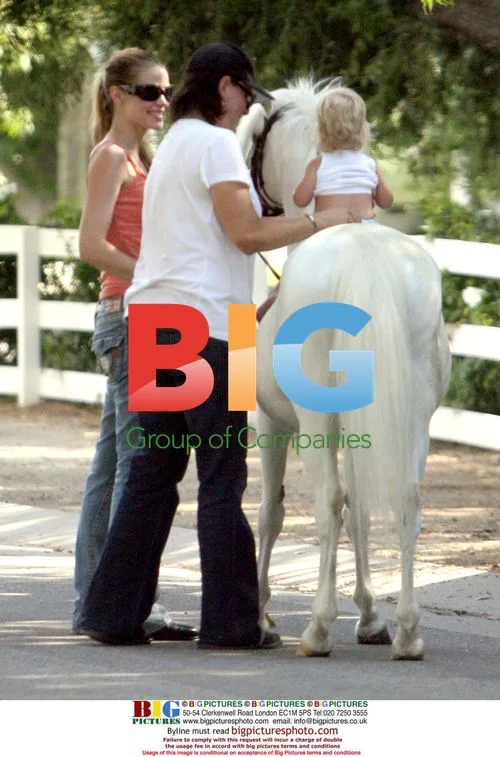 Denise Richards and Daughters with New Horses