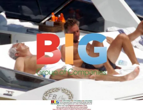 Flavio Briatore Relaxes on Yacht