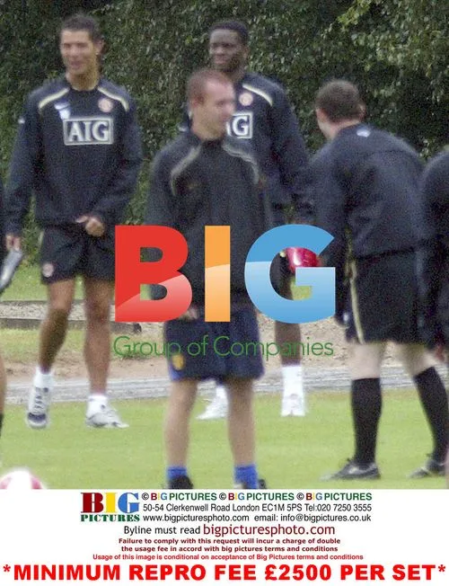 Rooney and Ronaldo Train Together