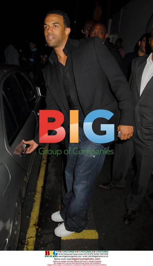 Craig David leaving China White nightclub in London