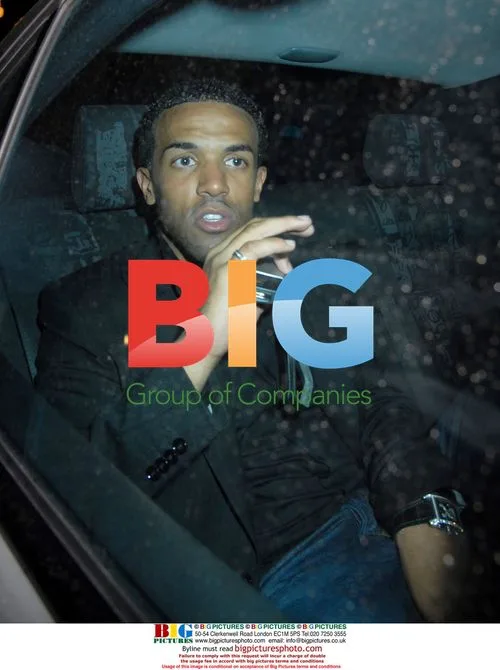 Singer Craig David Leaving Nightclub in London