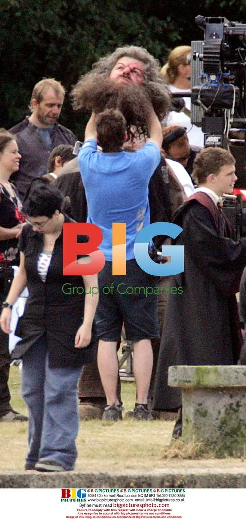 Actors on Set of Harry Potter 5