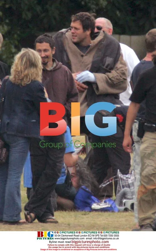 Hagrid on 'Harry Potter' Set