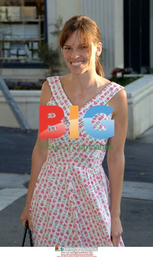 Hilary Swank Dines with Mystery Man