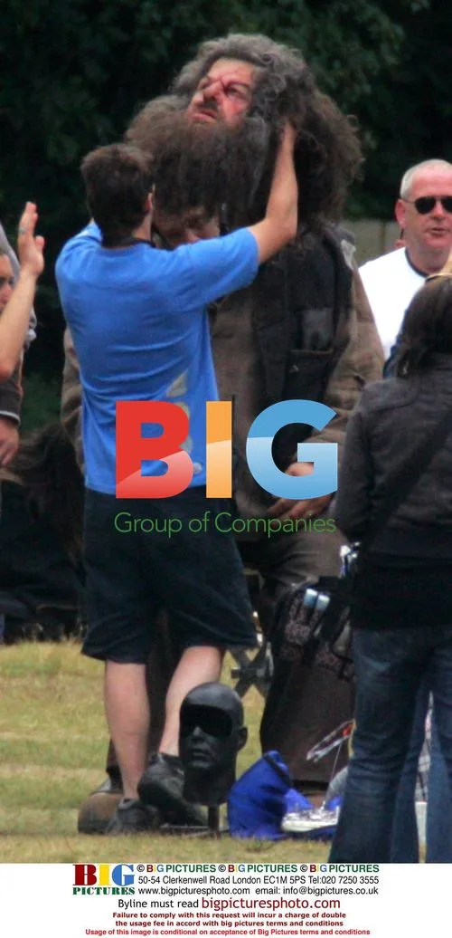 Harry Potter Set with Martin Bayfield as Hagrid