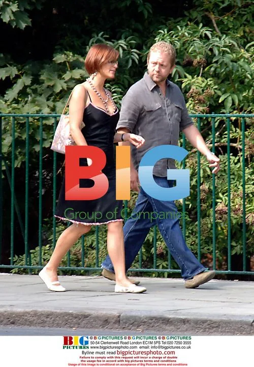 Comedian John Culshaw and radio presenter Caroline Faraday in London