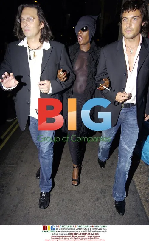 Grace Jones Leaving Piccadilly Theatre