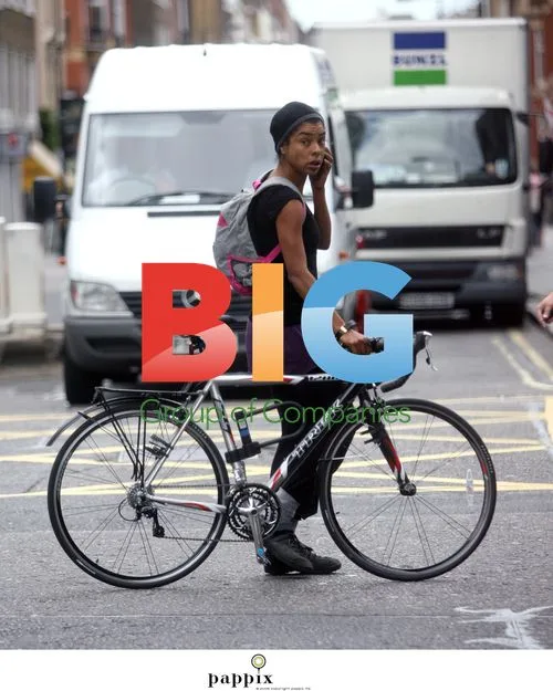 Sophie Okonedo Cycling in London