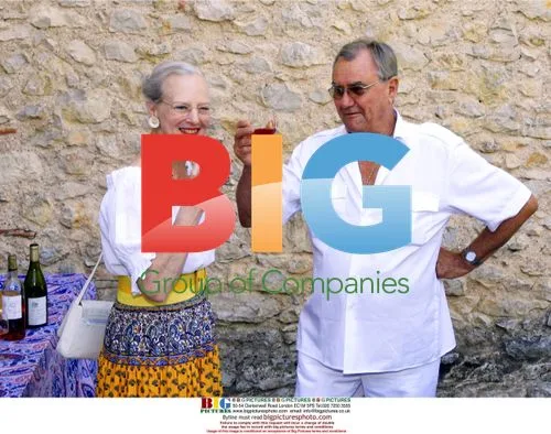 Queen Margrethe II & Prince Henrik at Summer House
