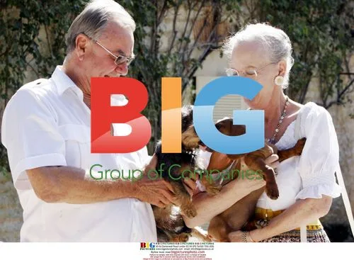Queen Margrethe II & Prince Henrik photocall