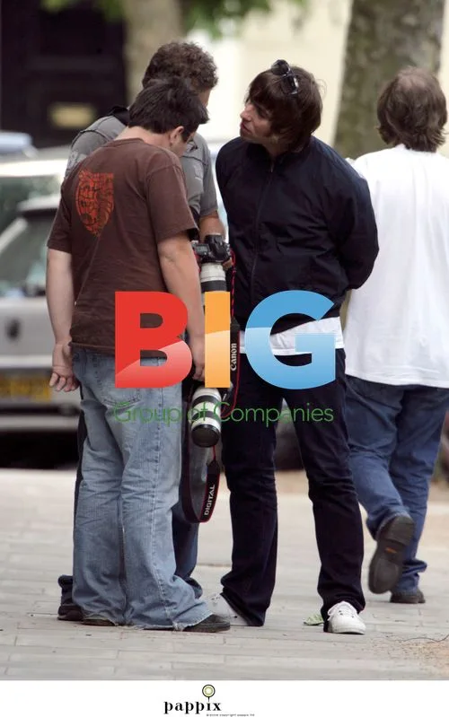 Liam Gallagher Leaving Studio in London