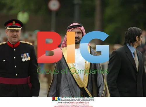 Emir Sheikh Mohammad at Sandhurst Parade