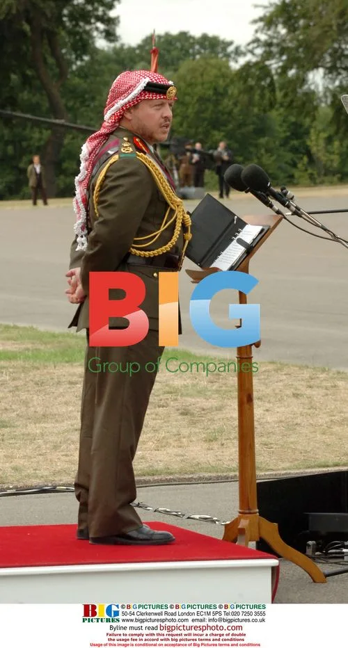 King Abdullah II at Royal Military Academy Parade