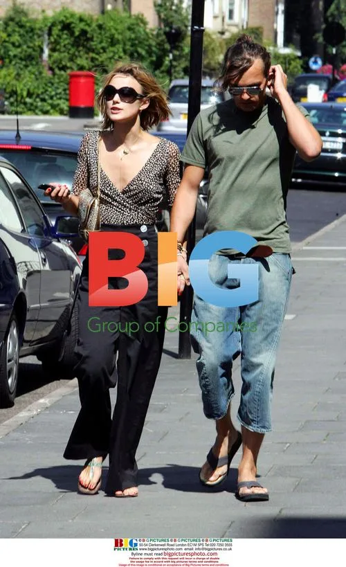 Keira Knightley and Rupert Friend in London