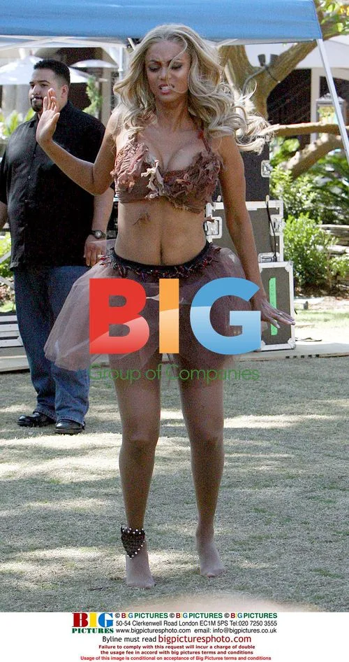 Tyra Banks dances wildly at the Grove