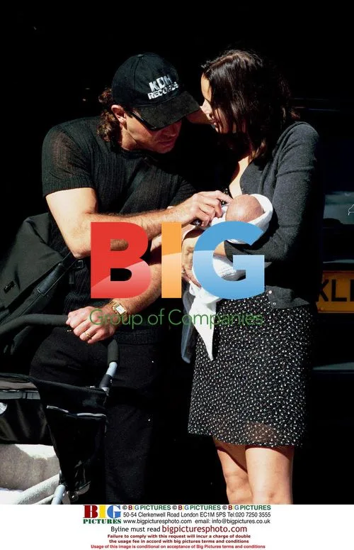 Heather Stewart-Whyte and family leaving London hospital