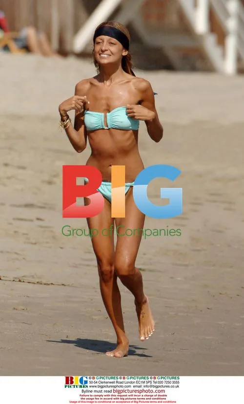 Nicole Richie Frolics on Malibu Beach