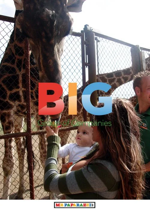 Katie Price and Peter Andre at Marwell Zoo