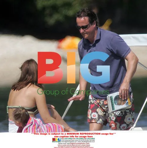 David Cameron and Family Boat Trip