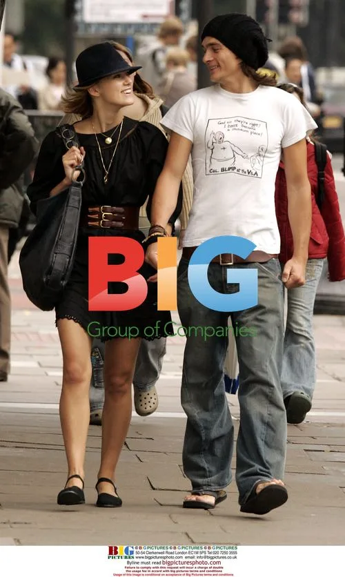Kiera Kinghley and Rupert Friend in London