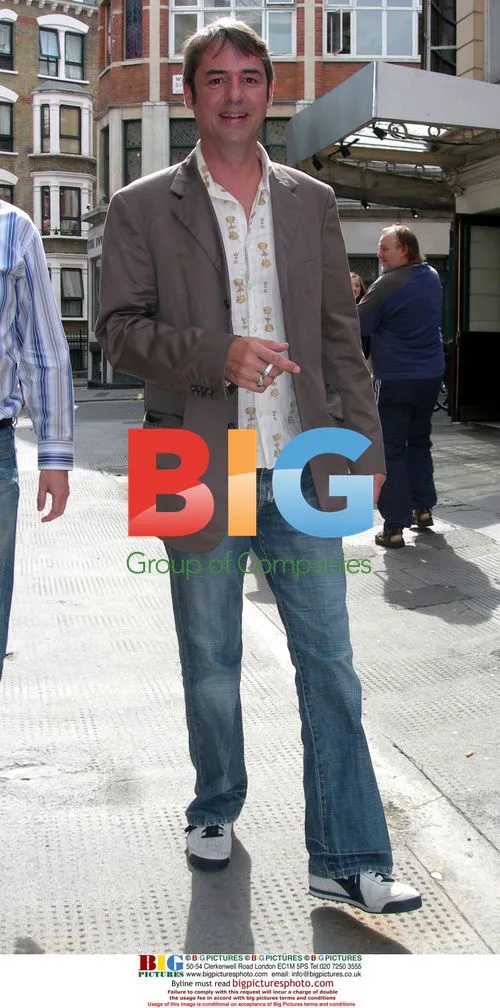 Neil Morrissey outside the Ivy, London