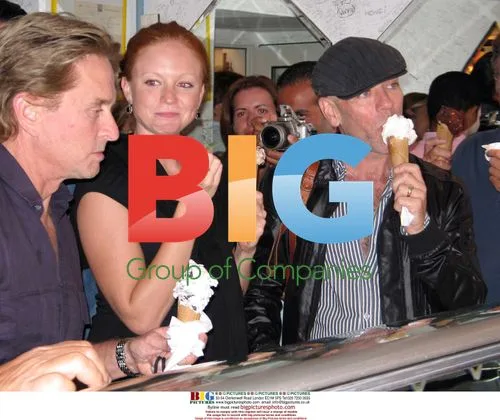 Michael Douglas and Michael Stipe on holiday in Ponza