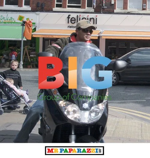 Ryan Thomas spotted on Piaggo motorbike