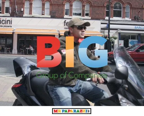 Ryan Thomas on Piaggo motorbike