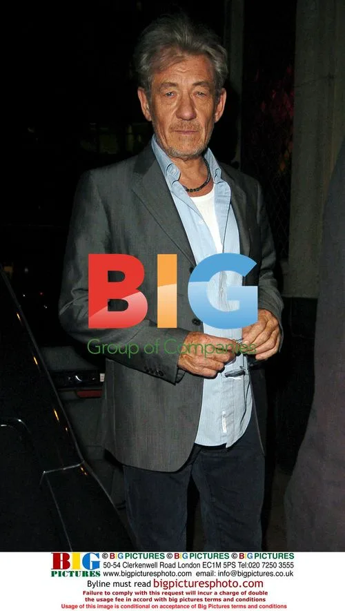 Sir Ian McKellen at The Ivy Restaurant