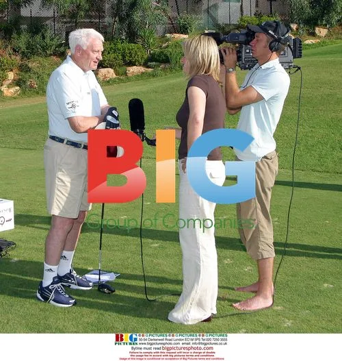 Bobby Robson plays golf in Algarve, Portugal