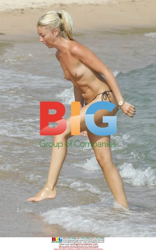 Tamara Beckwith on holiday in Italy