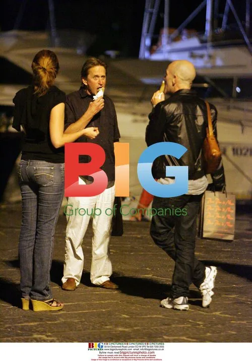Michael Douglas and Michael Stipe on Holiday in Ponza