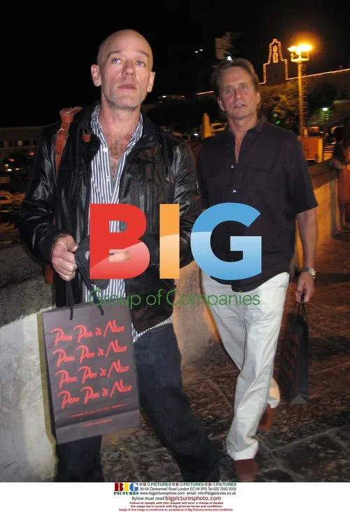 Michael Douglas and Michael Stipe on holiday in Ponza