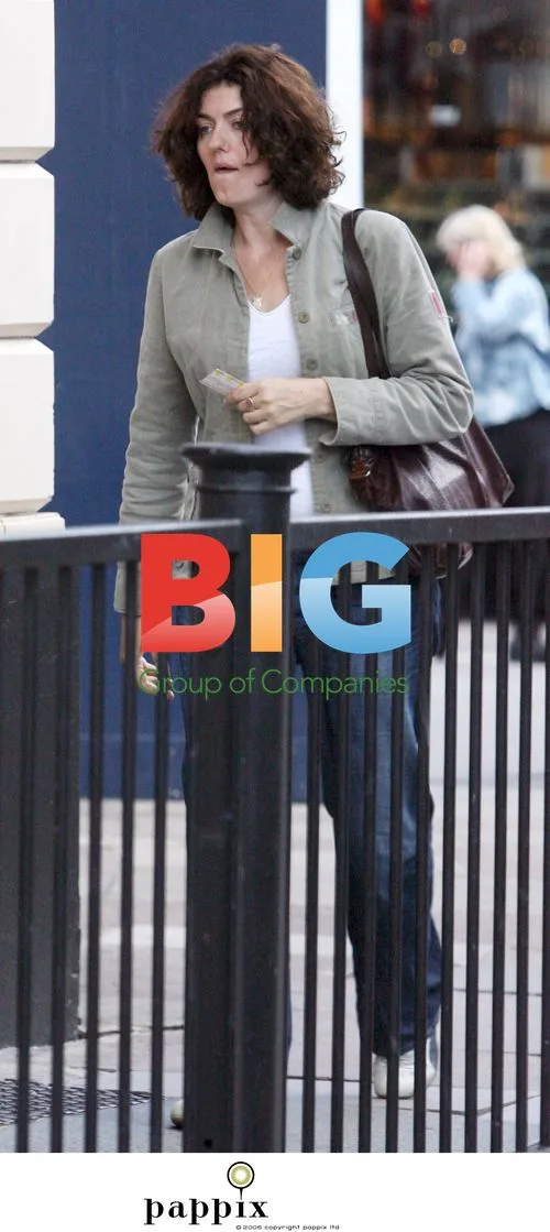 Anna Chancellor Out in London