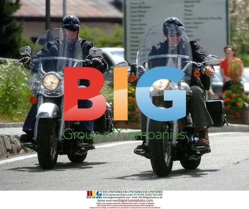 George Clooney and Randy Gerber in Bozen, Italy
