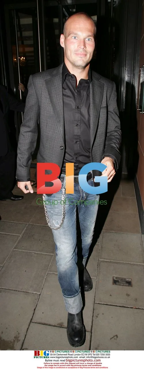 Footballer Freddie Ljungberg at Cipriani in London