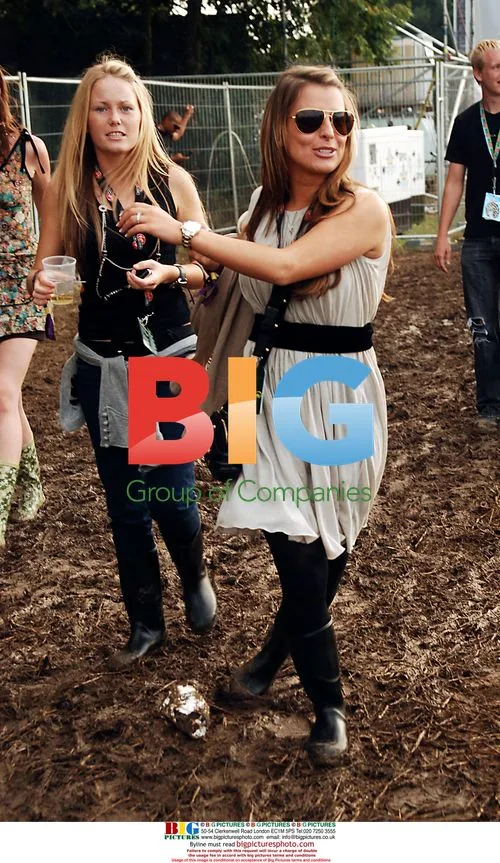 Coleen McLoughlin and friends at V Festival 2006